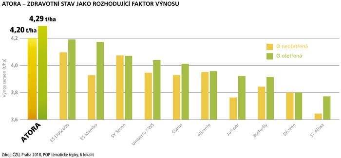 ATORA – ZDRAVOTNÍ STAV JAKO ROZHODUJÍCÍ FAKTOR VÝNOSU