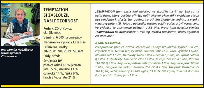 2020 - TEMPTATION si zasloužil naši pozornost